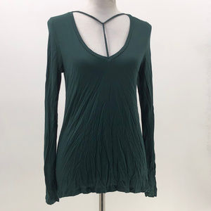 express green front detail top sz M
